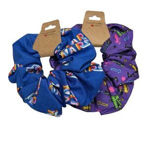 Scrunchies 2-Pack Handmade Star Wars & Batman Riddler